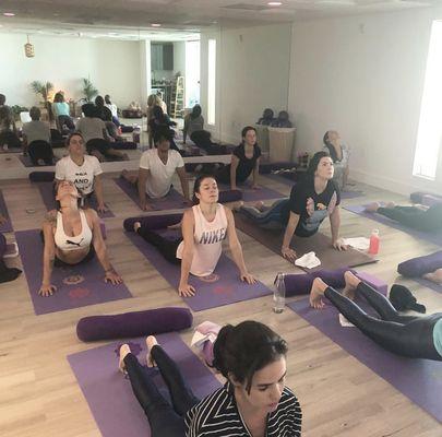 Leela Shala Yoga at Brickell.