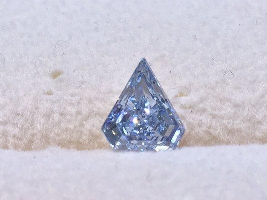 Rare Blue Diamond appraised at over $300,000!