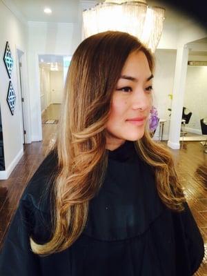 Bronson's beautiful Balayage/somber!