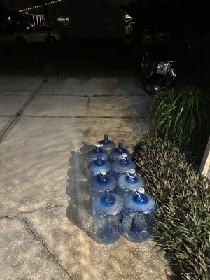 These bottles have been sitting in my driveway for almost 3 months now.