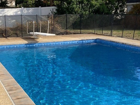 Pool refinished