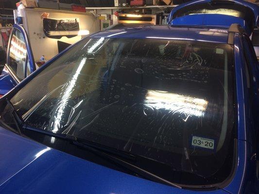 windshield tint...75 % ceramic heat shield