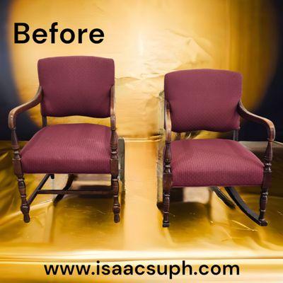 We recover chairs like this at ISAACS upholstery

Free Quotes

www.isaacsuph.com