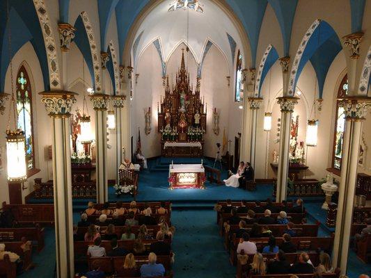 Beautiful St. Mary's Church in Panama, IA.