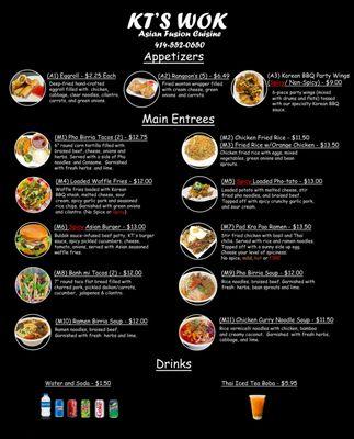 Our menu