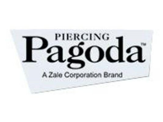 Look for the Piercing Pagoda logo! If you find a ZALE or Kay you will find us!