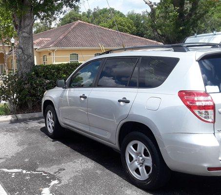 Standard Wash In and Out Vac Wipe down Tire Shine