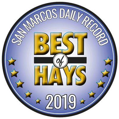 We are honored to have been awarded Best Of Hays home improvement company!