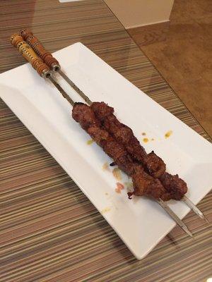 Uyghur Lamb Shish Kebab. Really Good!