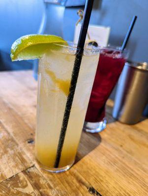 Ginger Peach Mule cocktail. $17. Tito's Handmade Vodka, ginger, peach, lime, Fever-Tree Ginger Beer.