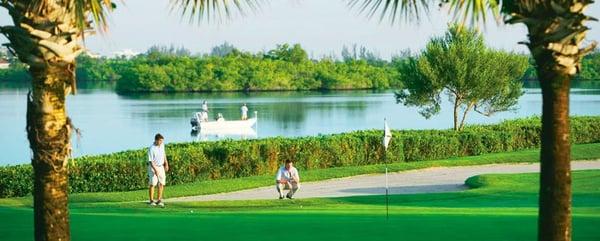 Golfing on John's Island in Vero Beach, Florida