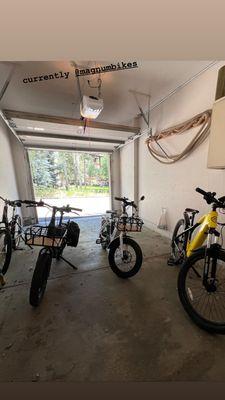 a garage full of Magnum bikes in my Deer Valley home. .