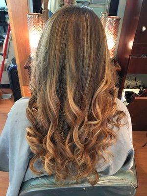 Ombré with Waves