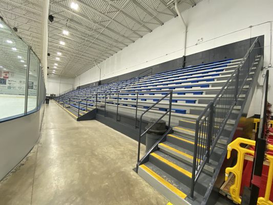 Big bleachers!