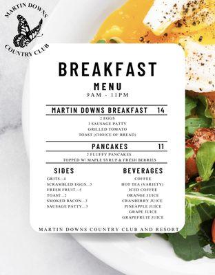 Breakfast Menu