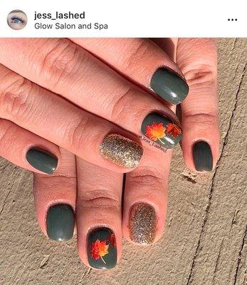 Fall Nails by Jessica Yarbrough