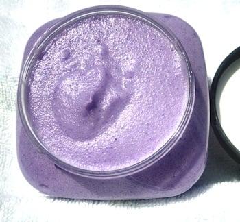 A look at the creamy texture of all our Sugar Rush Body Care Whipped Sugar Scrubs. This isn't your Momma's sugar scrub!