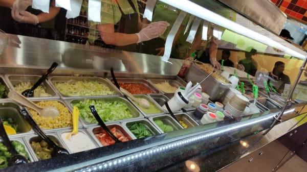 Burrito assembly line