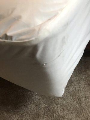 Torn mattress