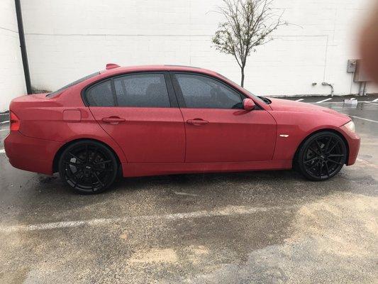 My car with the old Niche wheels from the Harlingen location.