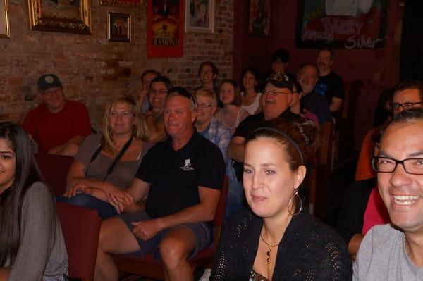 Audience preparing to watch PA Magician Eddy Ray at Grassos Magic Theater in Philadelphia