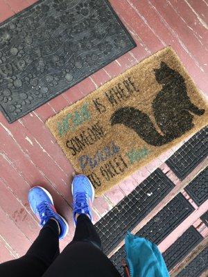 Welcome mat