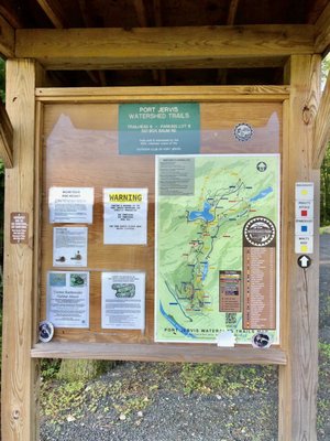 Trail map at Box Baum Trailhead (#6) *I hope they don't mind me leaving a sticker*