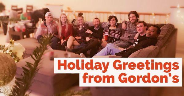 Holiday Greetings from Gordon's