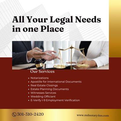 Same-day service is available for your legal and notarial services. Remote online notary services are available worldwide, 24 hours a day. C