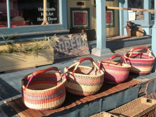 market baskets from Ghana