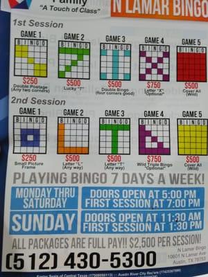 North Lamar Bingo