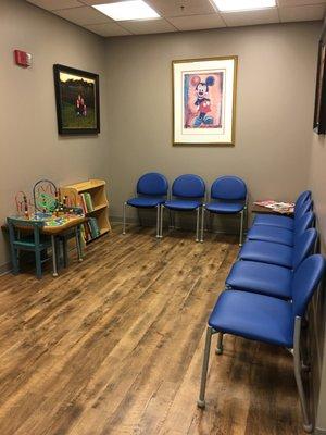 Premier Pediatrics waiting room.