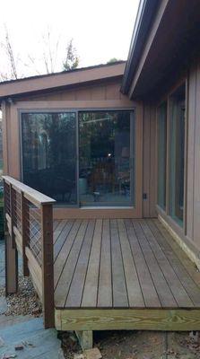 New Ipe wood deck in Mount Vernon