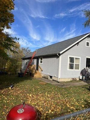 Just finished roof cleaning up