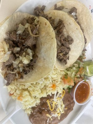 Taco plate $8.95