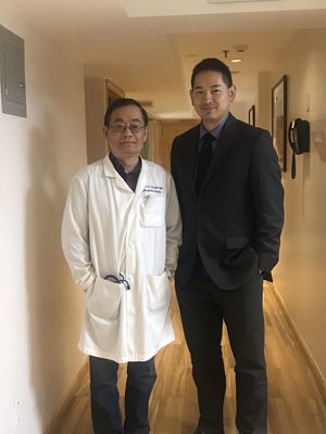 Wallace Wang MD (right), Jackson Kuan MD (left)