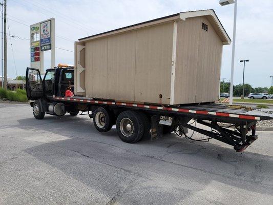 Moving sheds