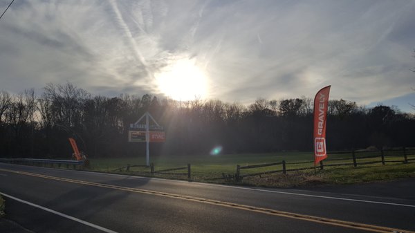 View from Windy Bush Road/RT 232 Southbound.