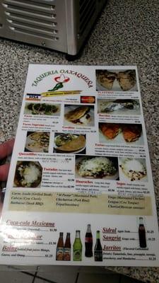 Menu front