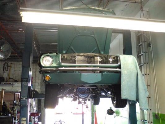 Work being done on my 1965 Ford Mustang...