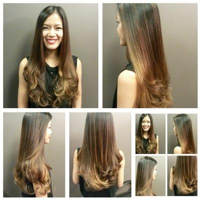 #balayageombre #highlights The beautiful Nang Kelley /HairbySasha Call/Text (808) 799-5280 for appt.