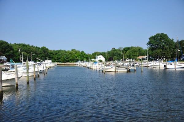 Bakers Basin Marina offers over 120 slips for boats up to 50 feet. Located in Waretown New Jersey