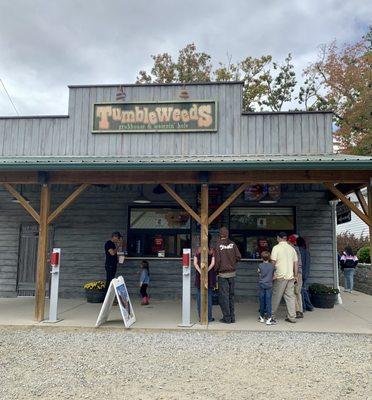 Fair food stand