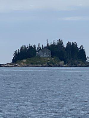 Home on a small island off Boothbay!