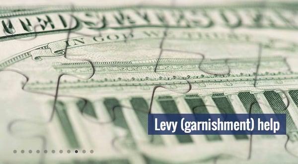 Levy (garnishment help