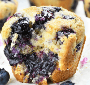 Ain't nothin like a good ole Blue Berry Muffin to go with your cup of coffee!