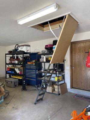 Attic ladder Install