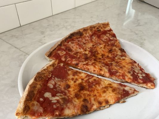 Re-heated slices