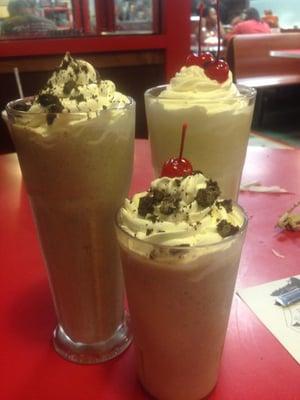 Hand spun milkshakes we had... So so good!