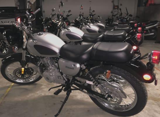 New for 2015: Brand New Fleet of Suzuki TU250's